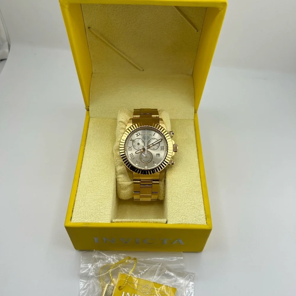 Invicta Men's Pro Diver 16346 Gold Stainless-Steel Swiss Quartz Watch #011